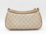 Gucci Small Ophidia Bag In Beige & White Gg Supreme Coated Canvas Fw0626rrxdu