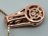0.72 Cttw Diamond & 14k Two-tone Gold Pendant Necklace 5.4 Grams 22 Inch Fw0726rzxdu