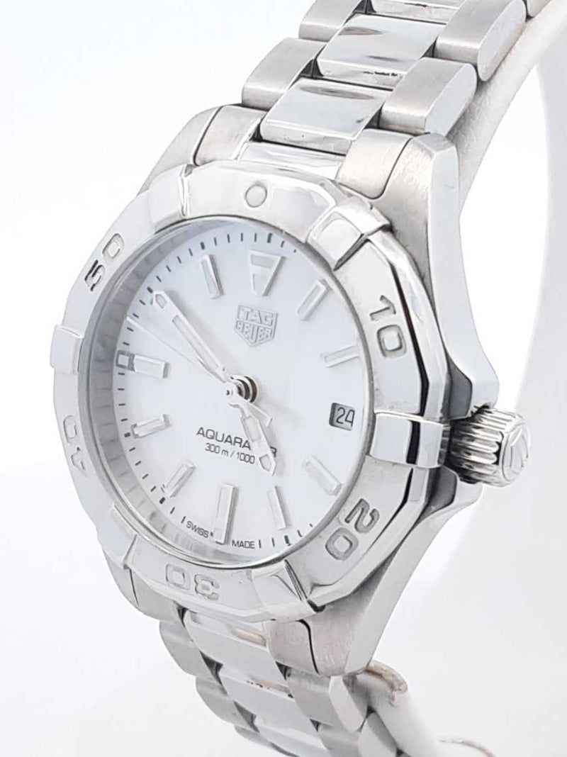 Tag Heuer Aquaracer Stainless Steel Mother Of Pearl 28mm Quartz Watch Fw925rzxdu