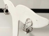 2.86 Cttw Diamond Earrings 18k White Gold 9.5 Grams Mk0626czrmia