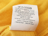 Moschino Jeans Logo Yellow Cotton Tshirt Size Italian Xxl Do0126rxde