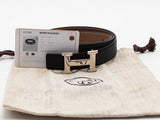 Hermes H Belt Black Size 32 Aa0926wrzsa