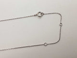 1.43 Cttw Lab Grown Diamonds 14k Wg 2.1g Marquis Necklace 18 In Do1225irxde