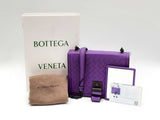 Bottega Veneta Nappa Intrecciato Runway Shoulder Bag In Purple Fw0225ozxdu