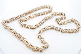 14k Two Tone Box Chain 91.2 Grams 34.5 Inch Eb0924ooxzdu