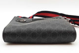 Gucci Gg Black Supreme Canvas Messenger Bag Eb0826wrxde