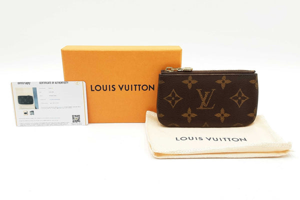 Louis Vuitton Pochette Clés Key Pouch In Monogram Coated Canvas Fw0925lordu