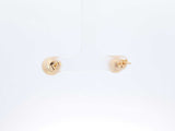 18k Yellow Gold Ball Stud Earrings 3 Grams Fw0826oprdu