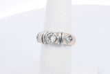 0.5ctw Diamond Band Ring In 14k Yellow Gold 8.7 Grams Size 5.5 Eb0325pxzsa