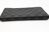 Louis Vuitton Damier Graphite Zippy Vertical Wallet Eb1125lexdu