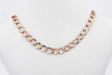 10k Yellow Gold Diamond Cut Curb Chain Necklace 7.5 Grams 22 Inch Eb0826wwrsa