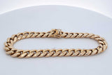 10k Yellow Gold Cuban Link Bracelet 22.5 Grams 9 Inch Eb0626llxzdu