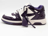 Off White Out Of Office Sneakers Patent Purple Size 43 Aa0926crsa