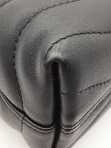 Louis Vuitton New Wave Chain Bag In Black Quilted Calfskin Leather Fw0826izxdu