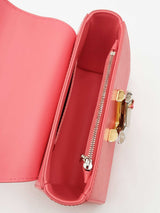 Louis Vuitton Twist Pm Bloom Handbag In Coral Pink Epi Leather Fw1026olrxdu