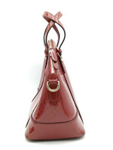 Gucci Red Patent Leather Microguccissima Dome Satchel Bag Eb1026oxzsa