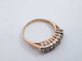 0.25 Cttw Diamond & 14k Yellow Gold Anniversary Ring 1.9g Size 5.5 Fw0126llrdu