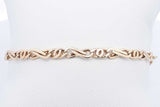 14k Yellow Gold Link Bracelet 10.5 Grams 10.75 Inches Eboxzdu