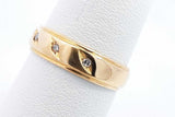 Diamond Ring In 18k Yellow Gold 4.1 Grams Size 7.5 Eb0824lixsa