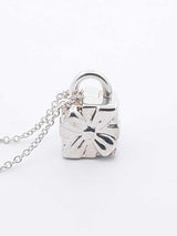 Tiffany & Co. Gift Box Padlock Charm In 925 Silver 17.2 Gram 18 Inch Fw1026lrxdu