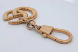 Gucci Doube G Gold Tone Key Ring Bag Charm Eb0726crdu