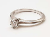 Tiffany & Co Diamond 0.950 Platinum 3.9g Solitaire Ring Size 6 Do0725pxzde