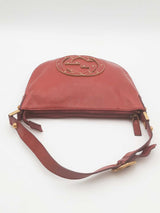 Gucci Blondie Red Leather Hobo Shoulder Bag Eb0526lxzsa