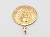 18k Yellow Gold 21.7 Grams Jesus Pendant Aa0825szxsa