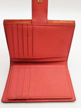 Mcm Orange Patent Leather Wallet Do0525rxde