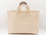 Tory Burch Mercer Street Tote Bag In Beige Cotton Canvasfw0526pzdu