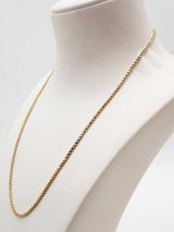 14k Yellow Gold 7.8g Box Chain Necklace 17 In Do0326psxde