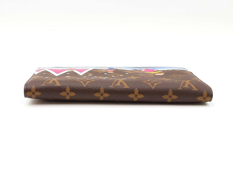 Louis Vuitton Christmas 2018 Skiing Bears Pochette Weekend Bag In Monogram Coated Canvas Fw0625crxdu