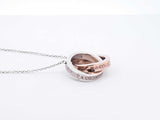 Tiffany & Co. Interlocking Circles Silver Necklace 5 Grams 16 Inch Fw0525wrzdu