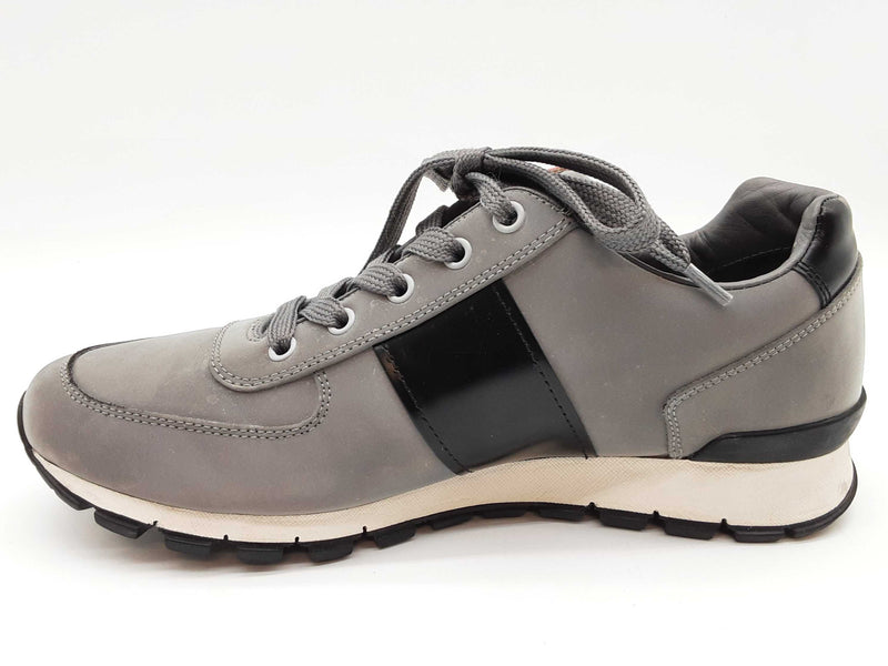 Prada 4e2718 Match Race Reflective Silver Gray Shoes Size Us 6.5 M Do0525lorde
