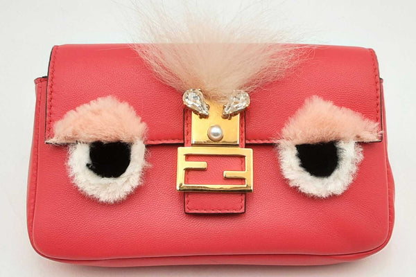 Fendi Monster Baguette Crossbody Eb1024orxsa