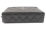 Chanel Caviar Quilted Top Handle Vanity Case With Chain Eb1225orxzdu