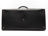 Gucci Travel Tote Bag In Black Gg Monogram Canvas Fabric & Leather Fw0925rzxdu