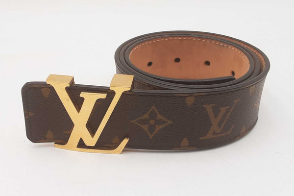 Louis Vuitton Monogram Brown Leather Belt Size 32 Sd0425orzdu
