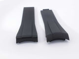 Rubber B M101  Black Watch Band Aa0623lrrsa