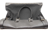 Gucci Black Gg Canvas/leather Travel Tote Bag Sd0925rzxdu