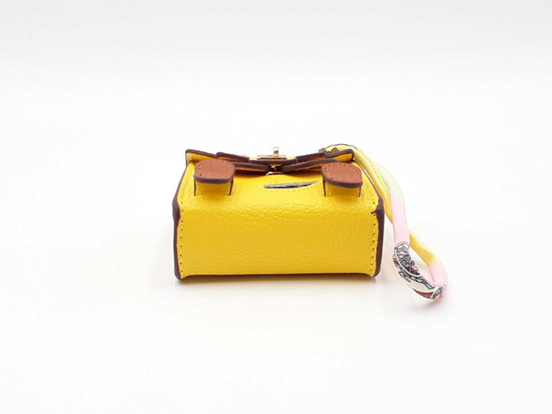Mini Plaything Bag Charm In Yellow Fw0725cdu