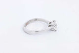 Approx. 1.01ctw Lab Grown Diamond Ring 10k White Gold 2.9 Grams Sz 6 Eb1224osrsa