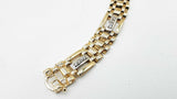 .28ctw Diamonds 10k Yellow Gold 23 Grams 8 In Bracelet Sd0226llzxdu