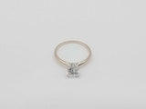 1.0 Dwt Lab Grown Diamond 14k Yellow Gold Ring 2.2 Grams Size 7 Mk1225ppsmia