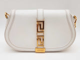 Versace Greca Goddess White Leather Shoulder Bag Do0825pxzde
