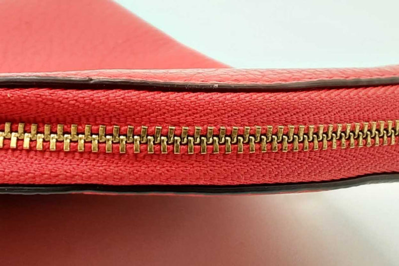 Kate Spade New York Red Leather Half Moon Wristlet Eb0125oxdu