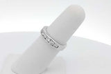 0.55cttw Diamond Ring In 14k White Gold 4.7 Grams Size 5.5 Eb0726pxzsa