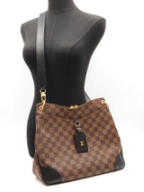 Louis Vuitton Odeon Messenger Bag In Damier Ebene Coated Canvas Fw0825ixzdu