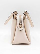 Coach Mini Lillie Carryall Handbag In Ivory Crossgrain Leather Fw0125oxdu