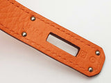 Hermes Birkin 35 Orange Clemence Palladium Hardware Handbag Do0825lxzxzde